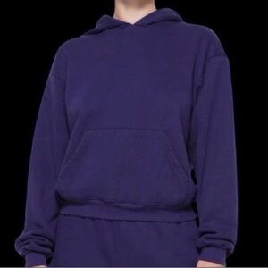 SKIMS Deep Blue Hoodie Sweater